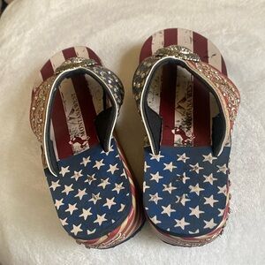 Ladies Flip Flip Wedge Sandals, Size 7 Montana West